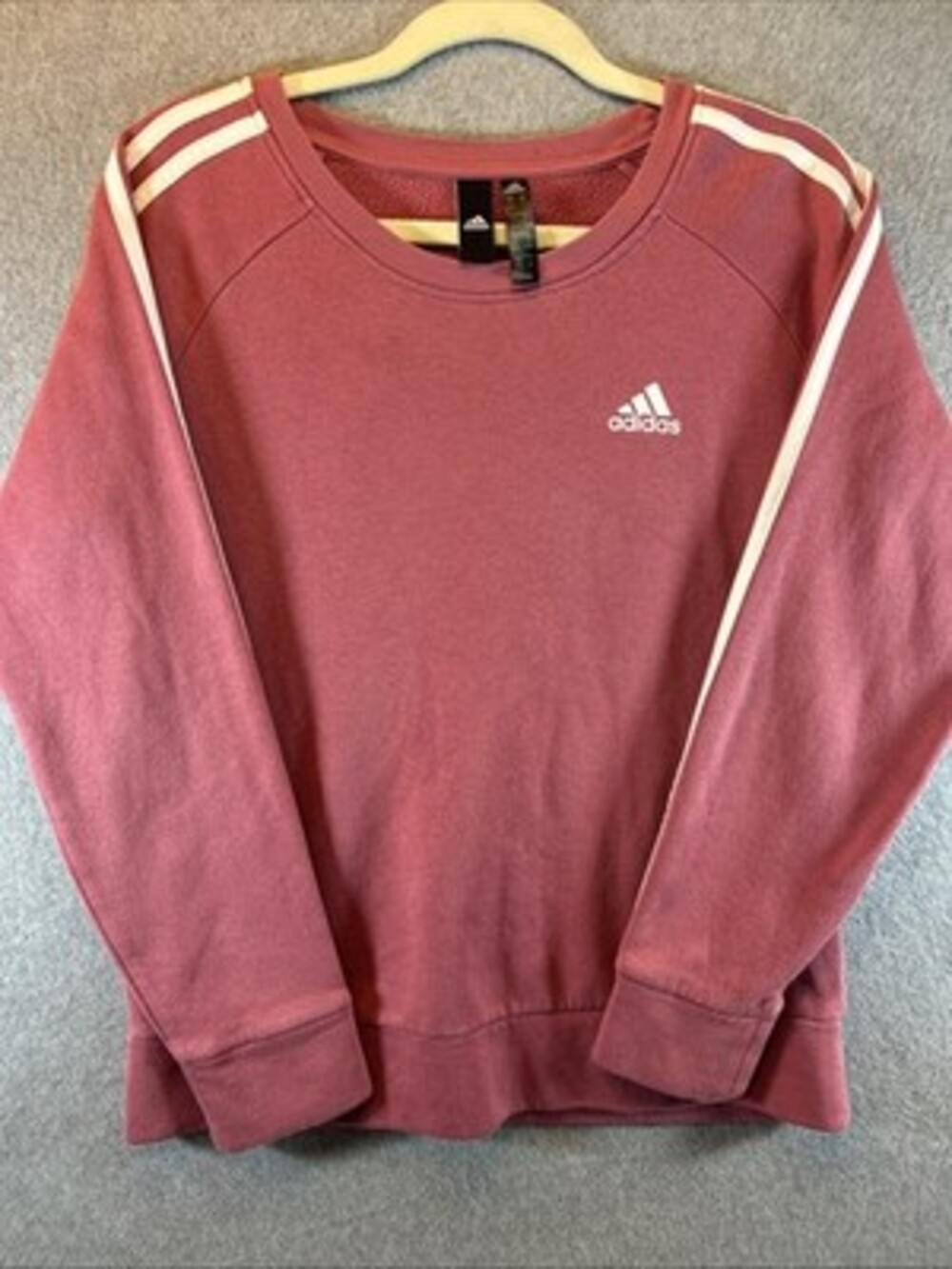 Adidas Pink Crewneck Sweater Women's Small